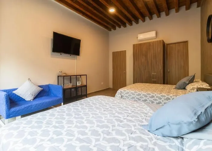 105 Centrico Zocalo Apt 2Bdrm 2Bath Ac Rooftop