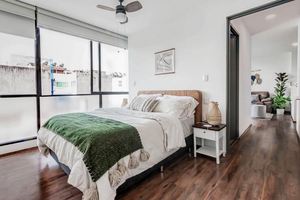 Apartment Boho Chic & Cozy With Fast Wifi 100 Mbps Mexico City