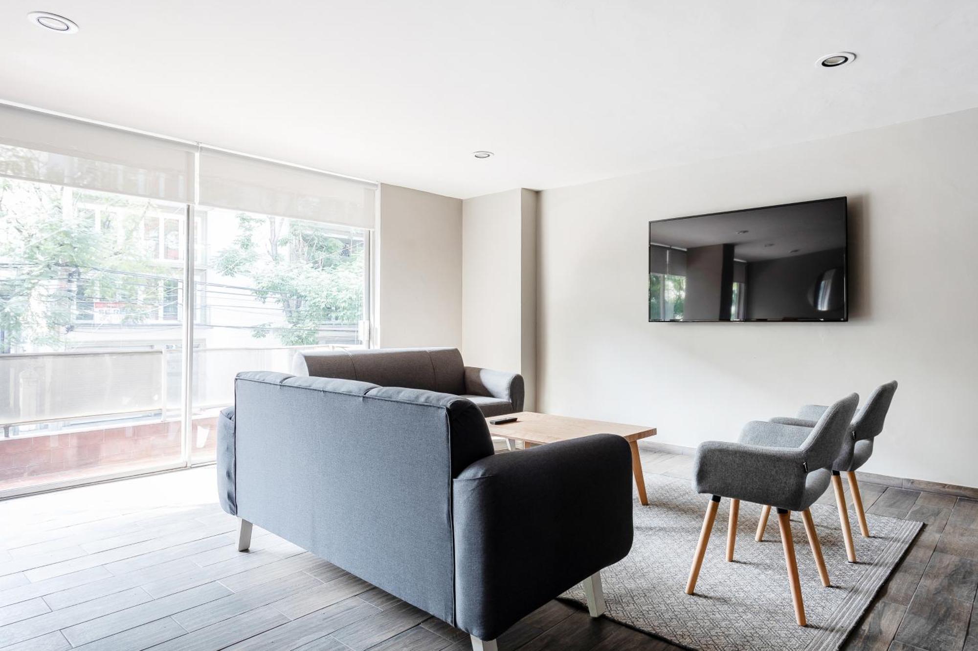 Apartment Polanco 3br - Elevator Laundry Sleeps 10 Guests
