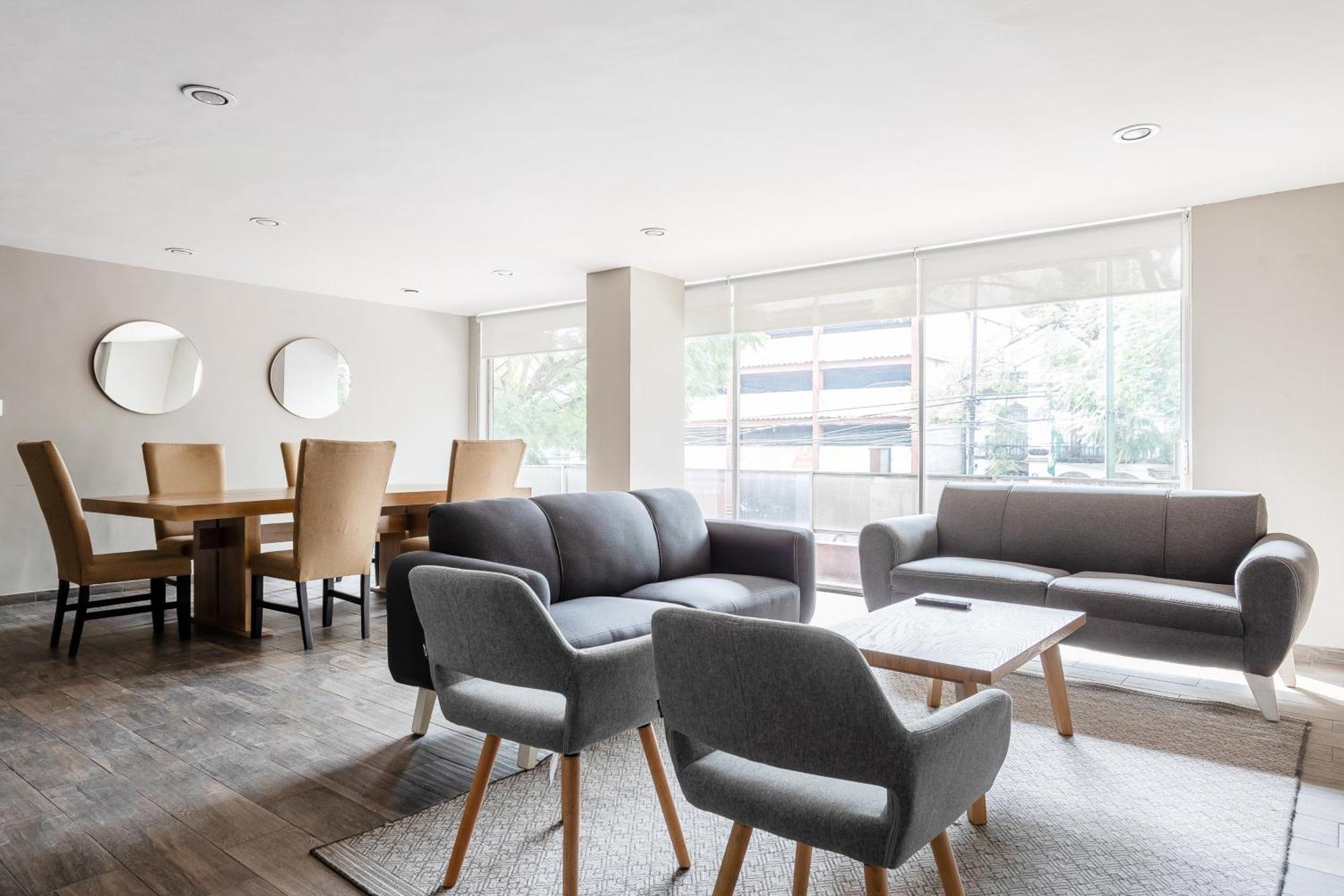 Polanco 3br - Elevator Laundry Sleeps 10 Guests Apartment *