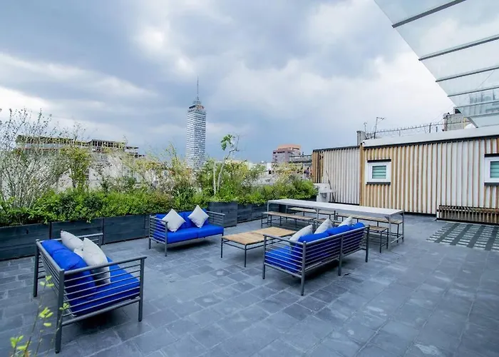 104 Loft Centro Cdmx Confort 1° Piso Balcon