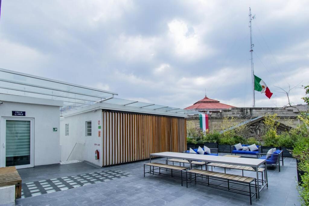 104 Loft Centro Cdmx Confort 1° Piso Balcon Apartamento