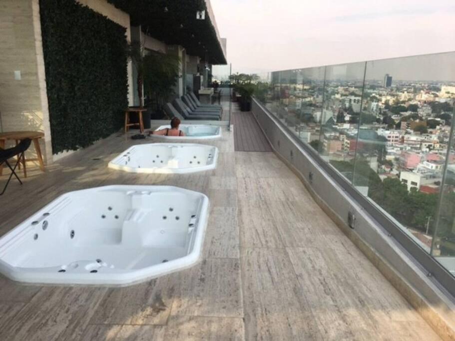 Apartamento Grand Tower Del Valle - 2 Mas De 20 Amenidades Mexico City