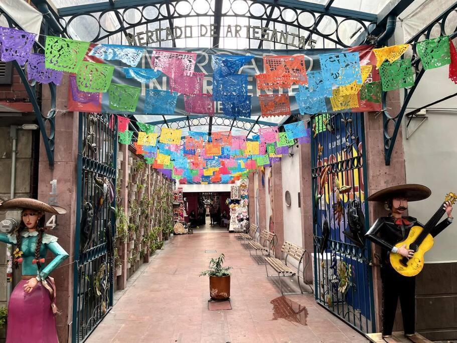 In The Touristic Heart Of Mexico City