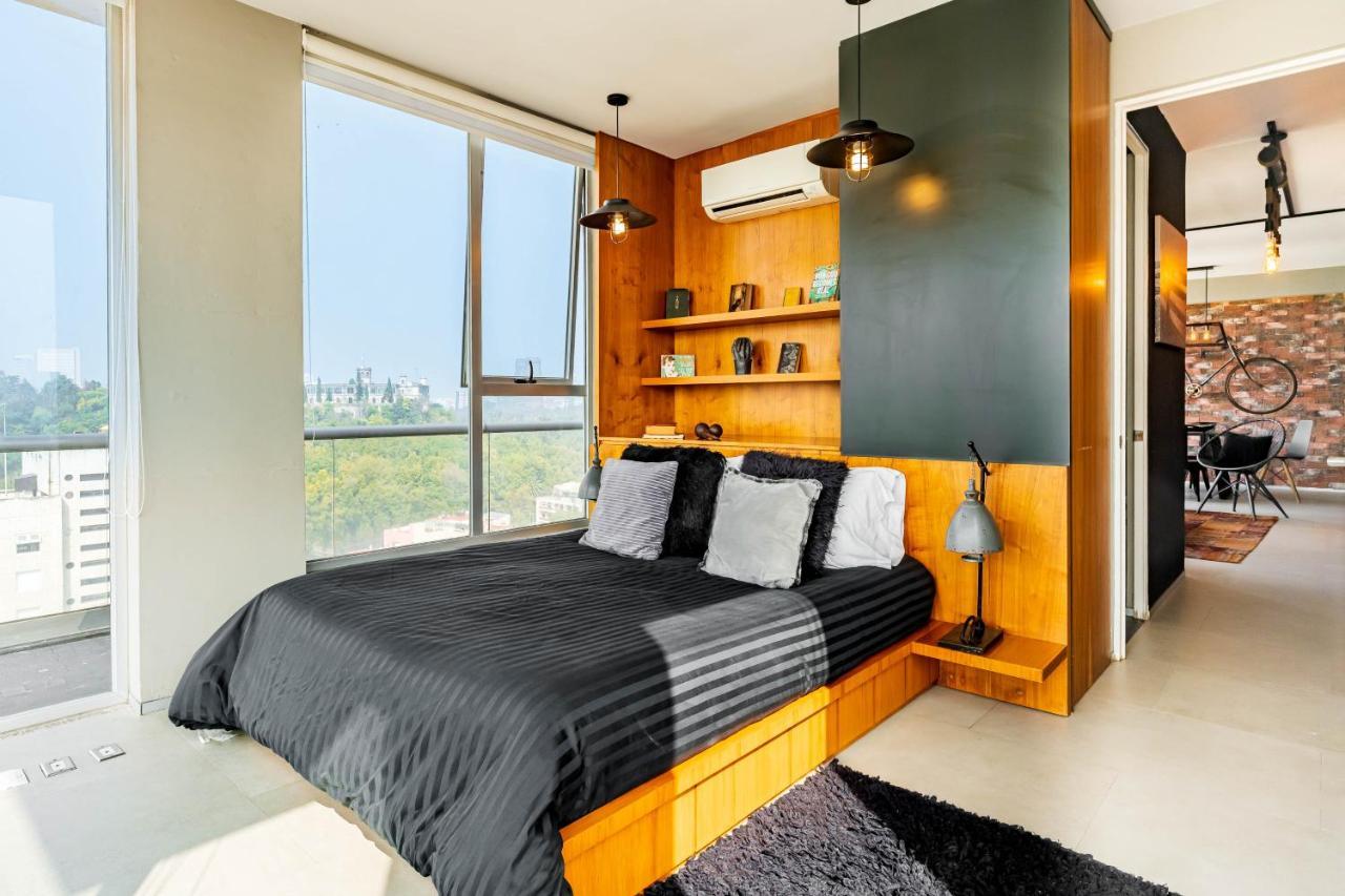 Departamento Con Mejores Vistas De La Ciudad En Condesa - Pool - Gym - Parking - Ac