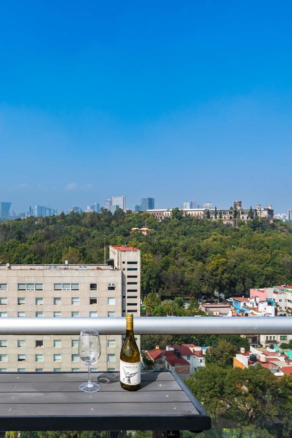 Departamento Con Mejores Vistas De La Ciudad En Condesa - Pool - Gym - Parking - Ac Apartamento
