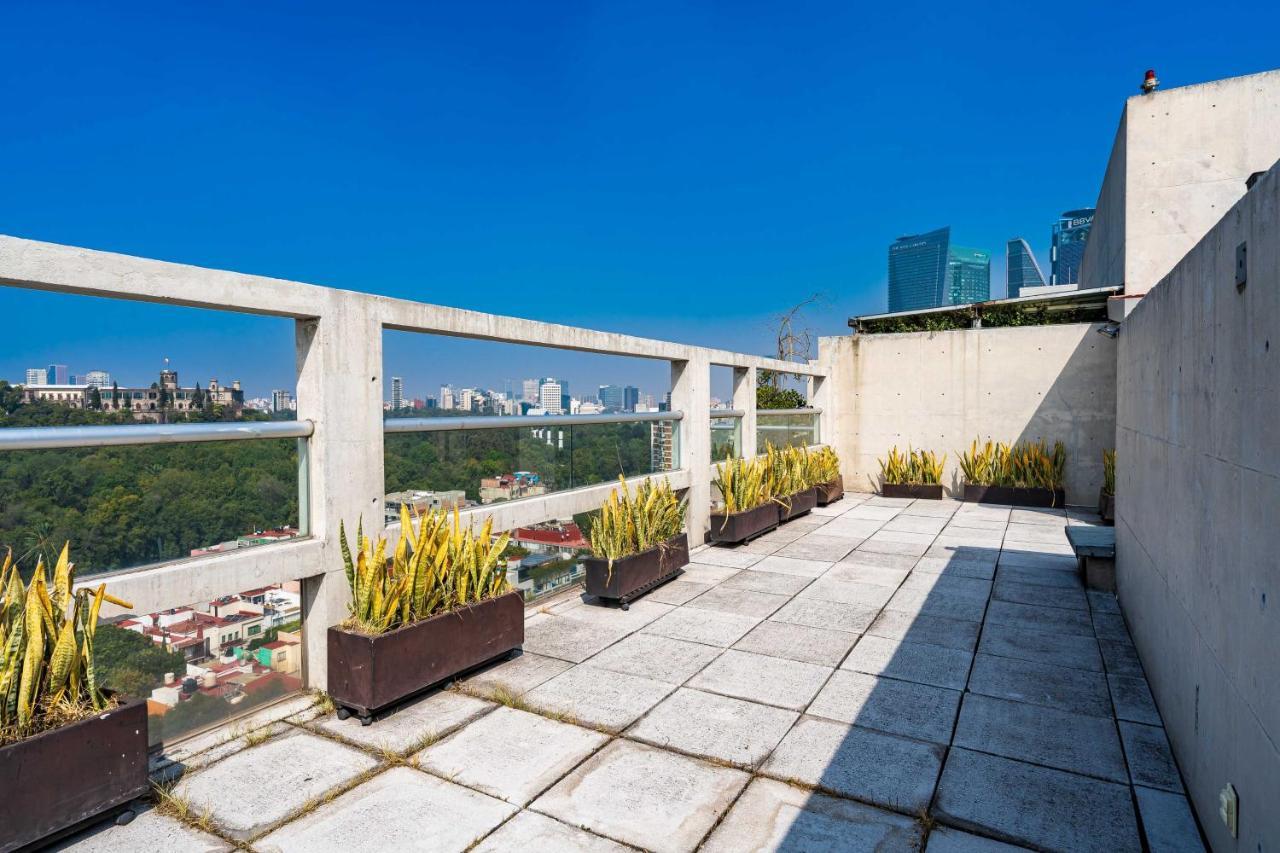 Departamento Con Mejores Vistas De La Ciudad En Condesa - Pool - Gym - Parking - Ac Apartamento