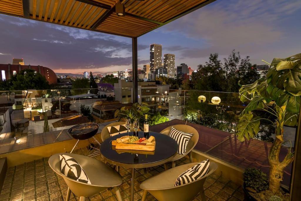 Apartment Fantastic Chic Penthouse Private Terrace & Jacuzzi Mexico City