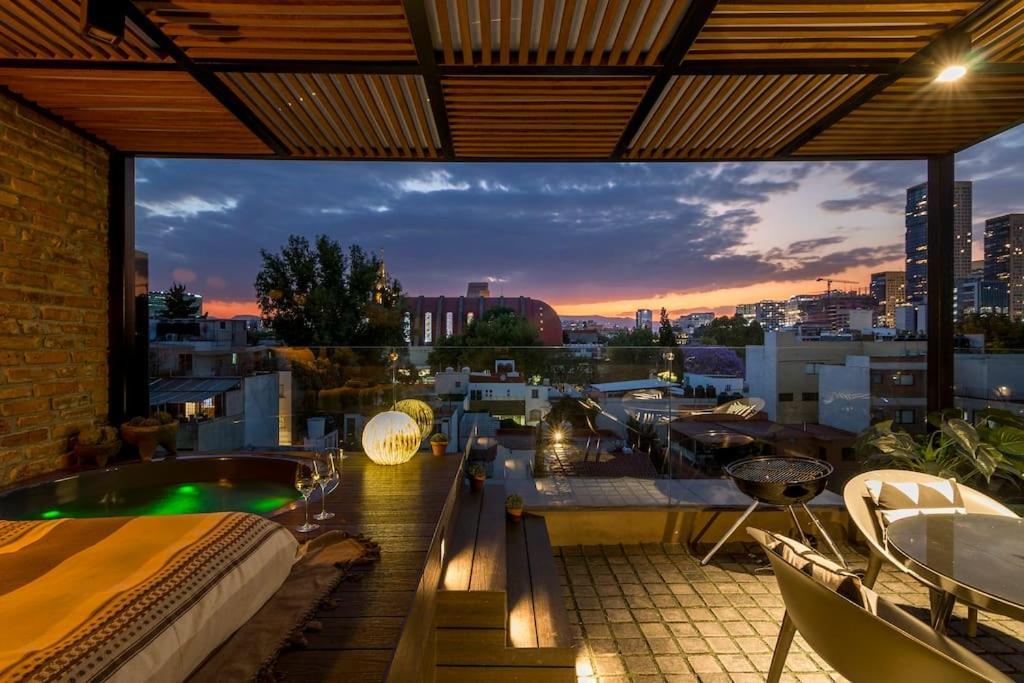 Fantastic Chic Penthouse Private Terrace & Jacuzzi Mexico City