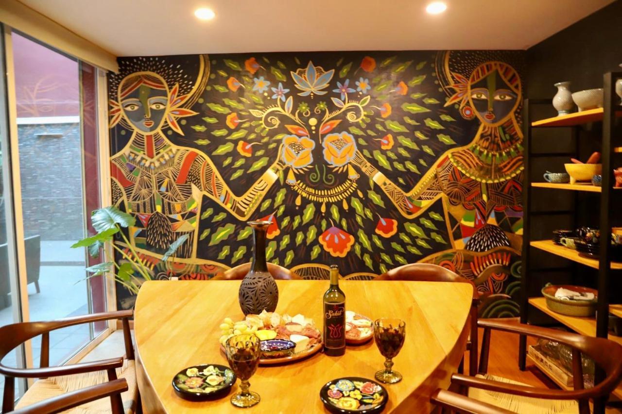 Luxurious Mid Century Modern Folk Art Holiday home Mexico City