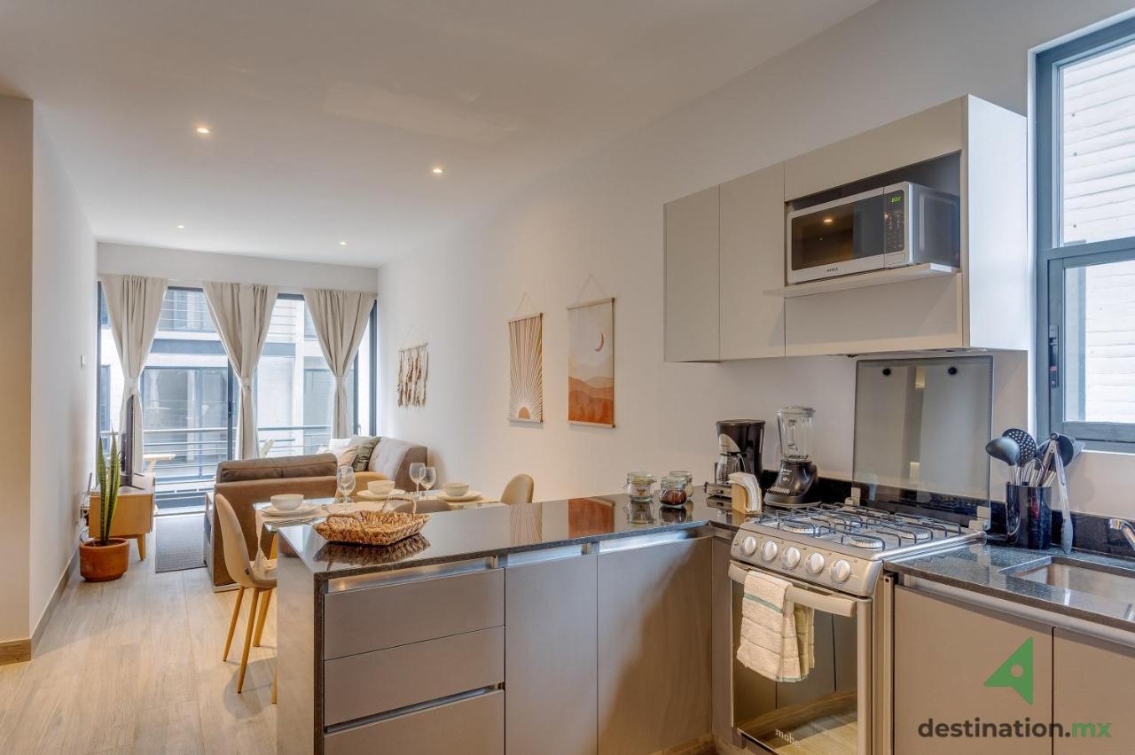 Apartment Cozy With Private Balcony, Pool, And Gym - Kansas 511 Mexico City