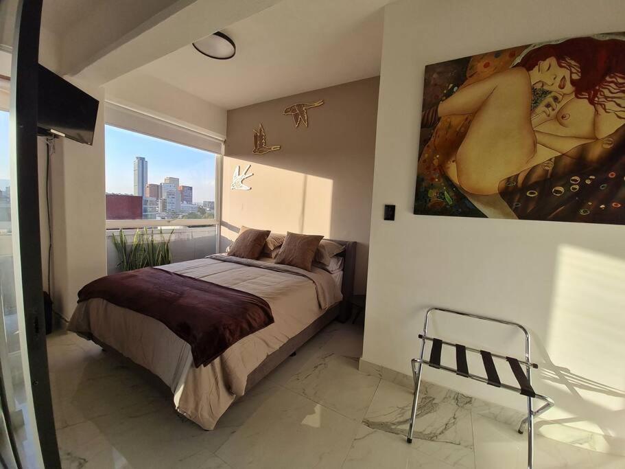 Apartment Bright Apt W/view Near Reforma