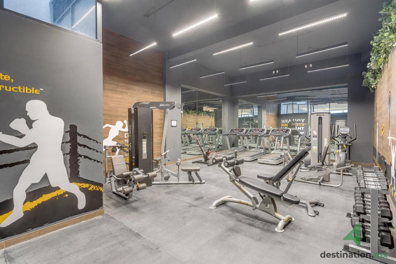 Cozy With Private Balcony, Pool, And Gym - Kansas 511 Mexico City