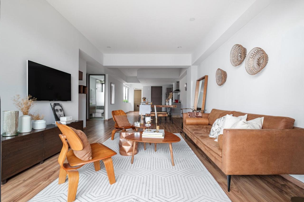 Departamento Con 2 Recamaras Y Terraza En Roma Norte Mexico City