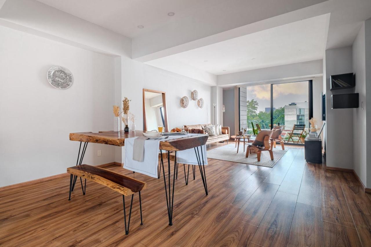 Departamento Con 2 Recamaras Y Terraza En Roma Norte Mexico City