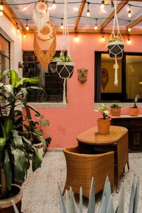 New Mex Inspired Bo-ho Chic With Private Patio And Roof Terrace Apartamento México DF