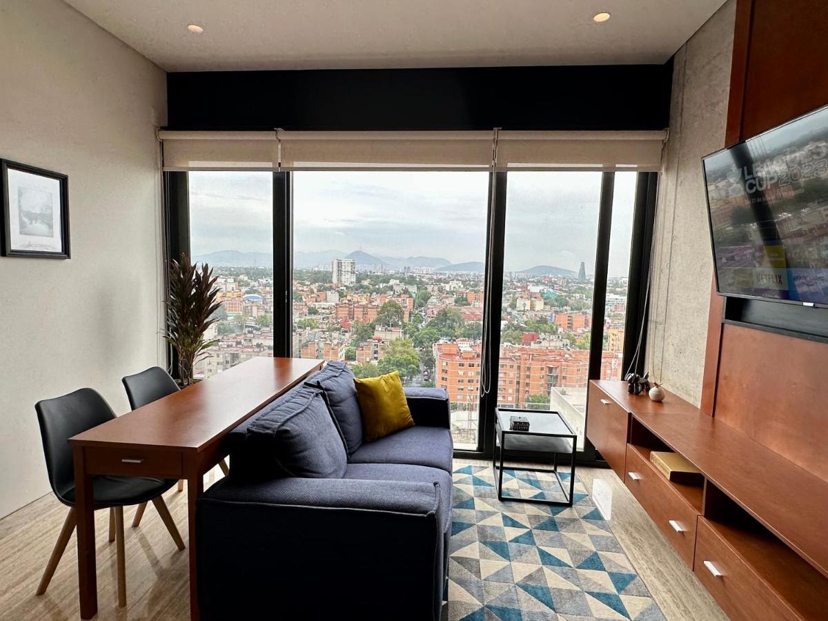 Loft Con Increible Vista Zona Polanco Condesa - Gym Y Business Center Apartment
