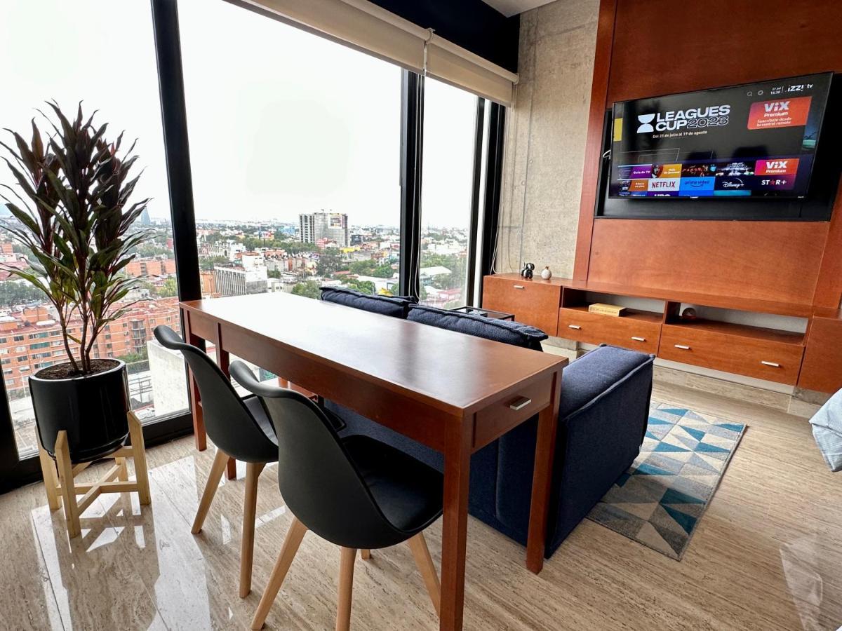 Loft Con Increible Vista Zona Polanco Condesa - Gym Y Business Center *