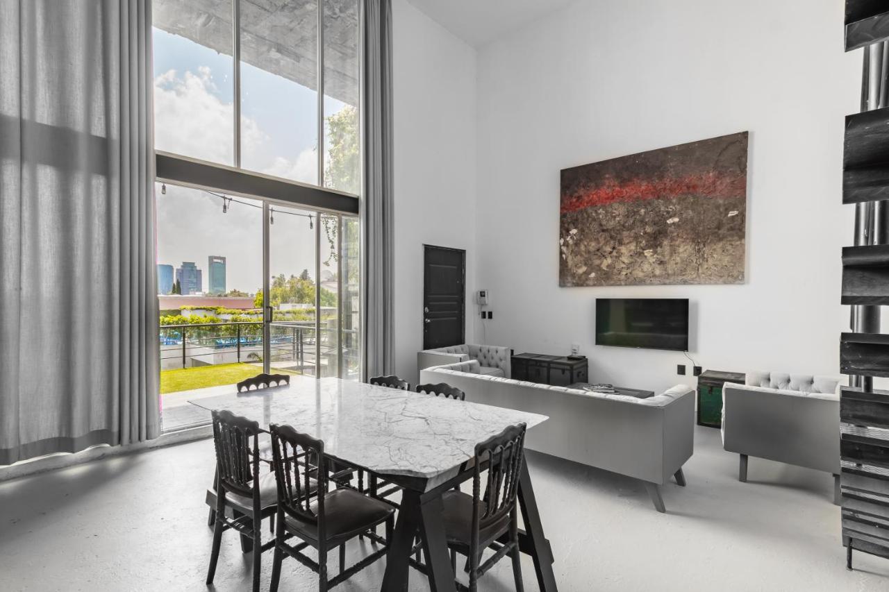 Loft Panoramico: Estilo Industrial Cerca De Santa Fe Apartment