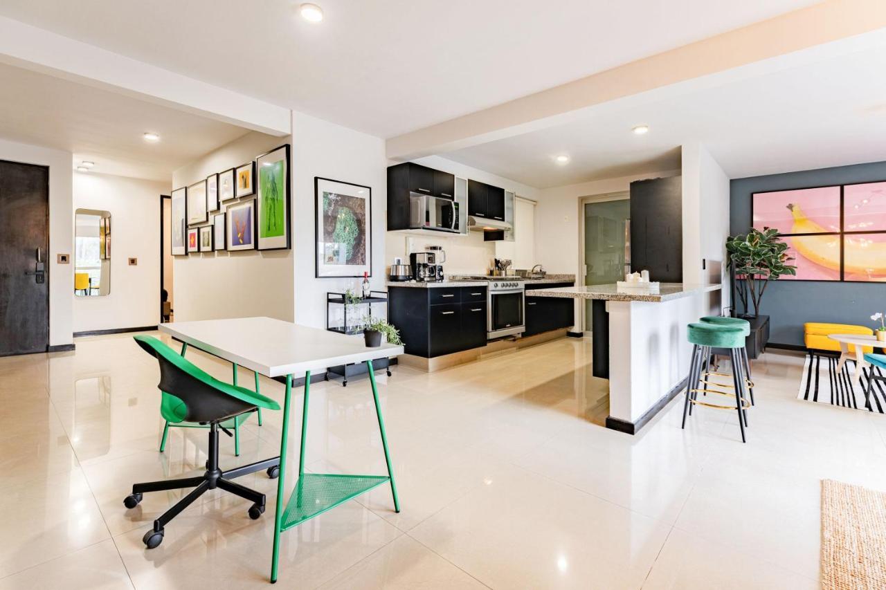 New Cheerful Family Friendly Roma Norte Apartment Mexico City