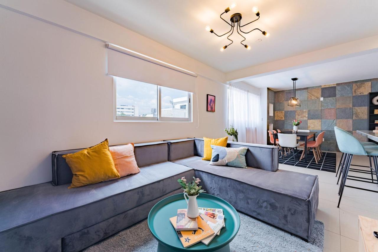 Apartment New Cheerful Family Friendly Roma Norte Mexico City