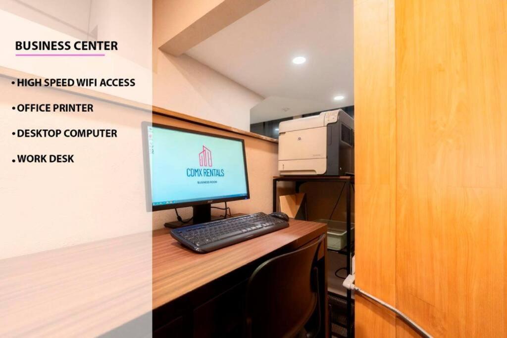 Apartment 503 Walk The Center 1bdrm 1 Bath Ac Rooftop Mexico City