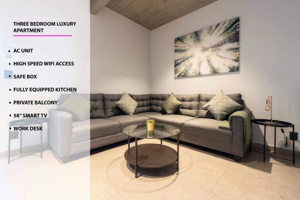 P402 Private Balcony 3bdrm 2bth Ac Rooftop Mexico City