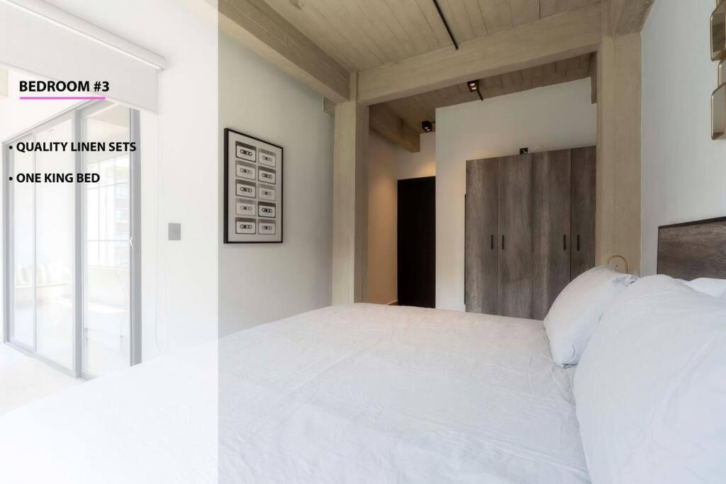 P402 Private Balcony 3bdrm 2bth Ac Rooftop Mexico City