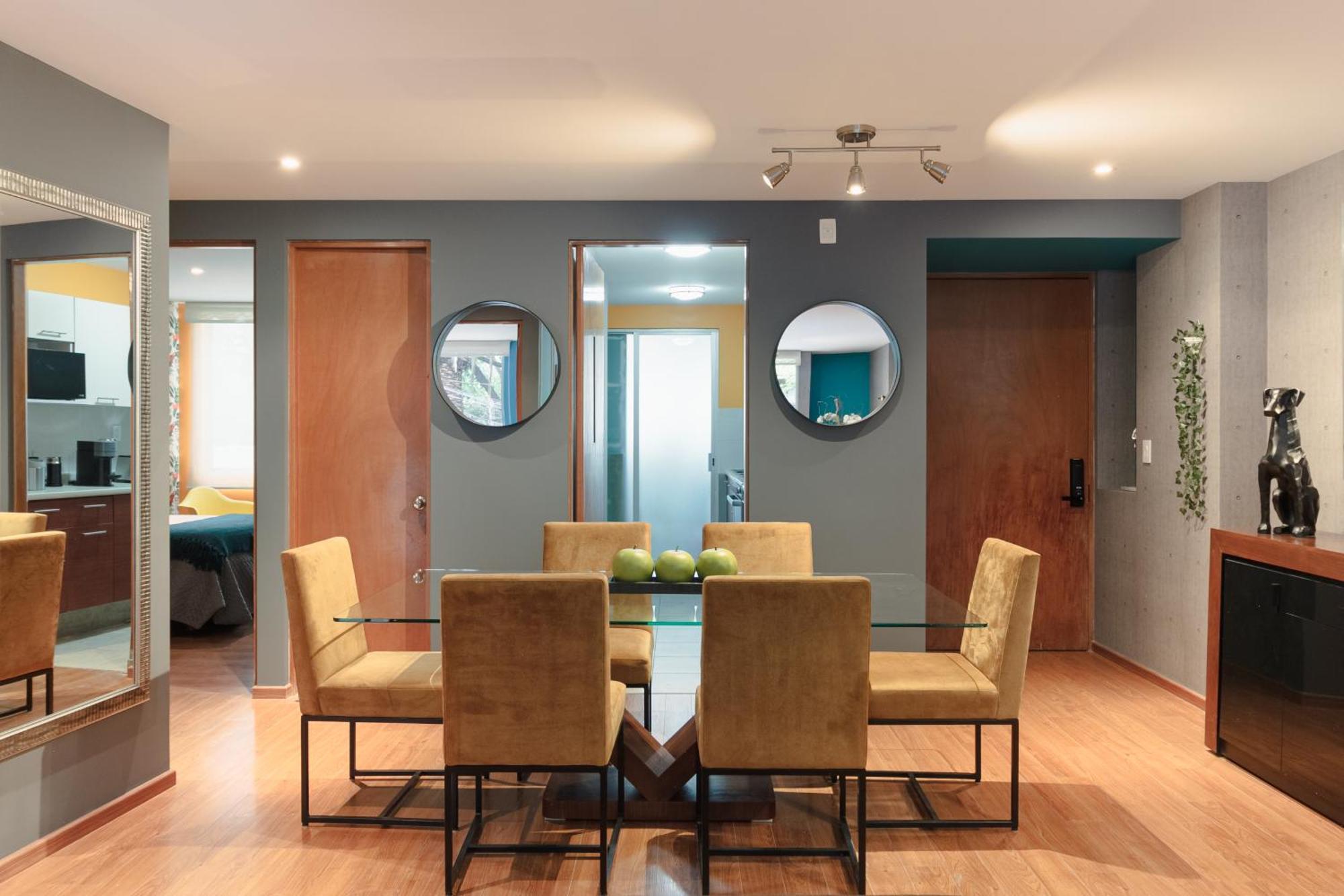 4 High-end With A Private Rooftop In Exclusive Roma Norte For Up To 22 Guests