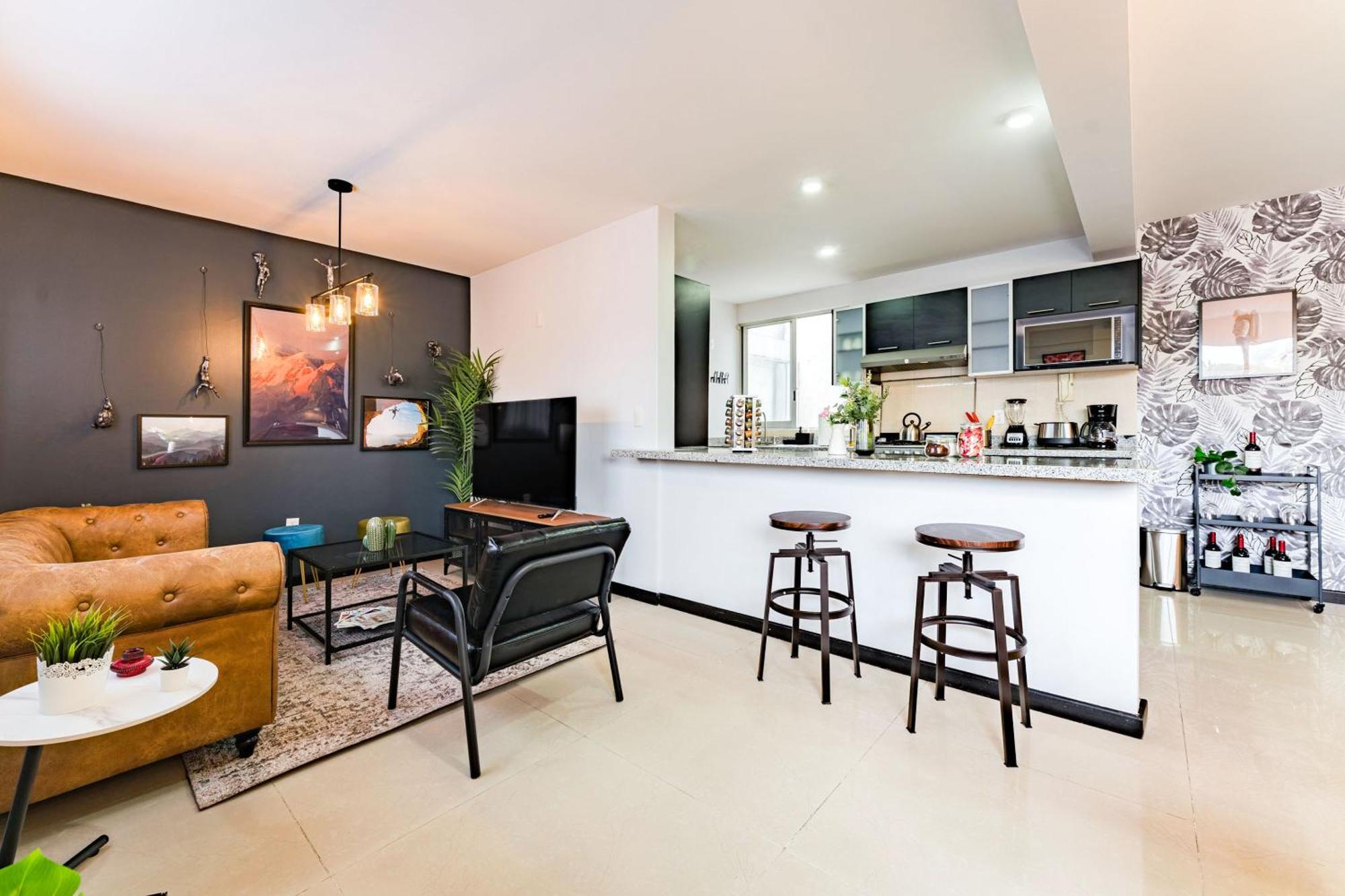 Apartment New Cheerful Family Friendly Roma Norte Mexico City
