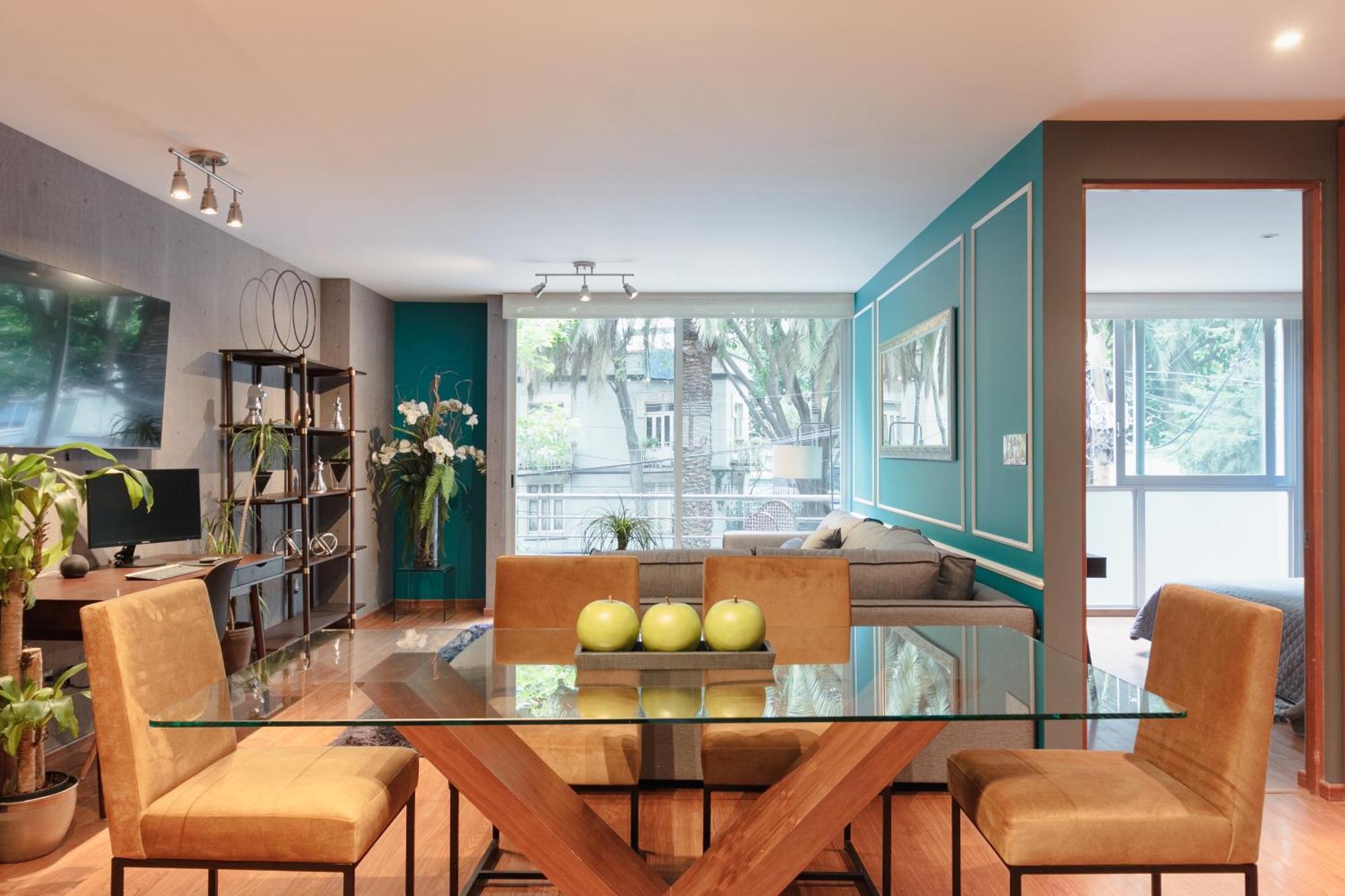 Apartment 4 High-end With A Private Rooftop In Exclusive Roma Norte For Up To 22 Guests Mexico City