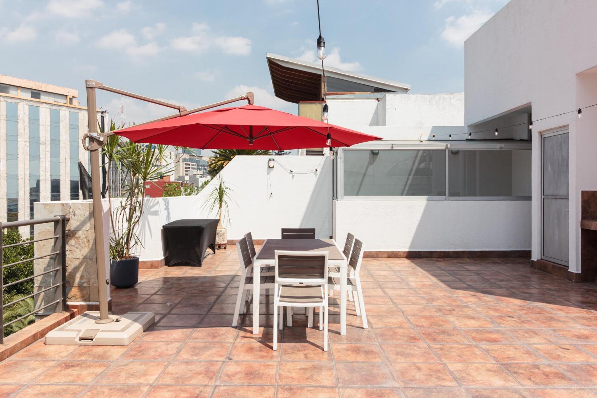 4 High-end With A Private Rooftop In Exclusive Roma Norte For Up To 22 Guests Apartment Mexico City