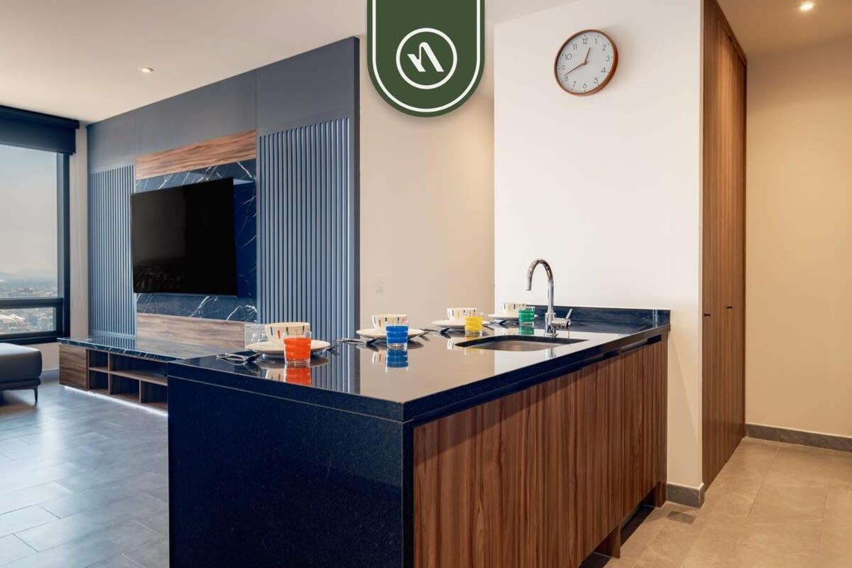 Apartment Luxury 2 Bedroom In Reforma - Skyline View - Pool