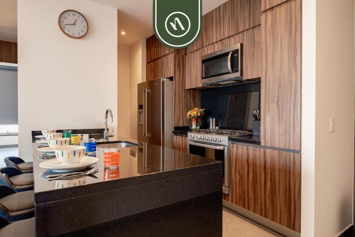 Luxury 2 Bedroom In Reforma - Skyline View - Pool Apartment