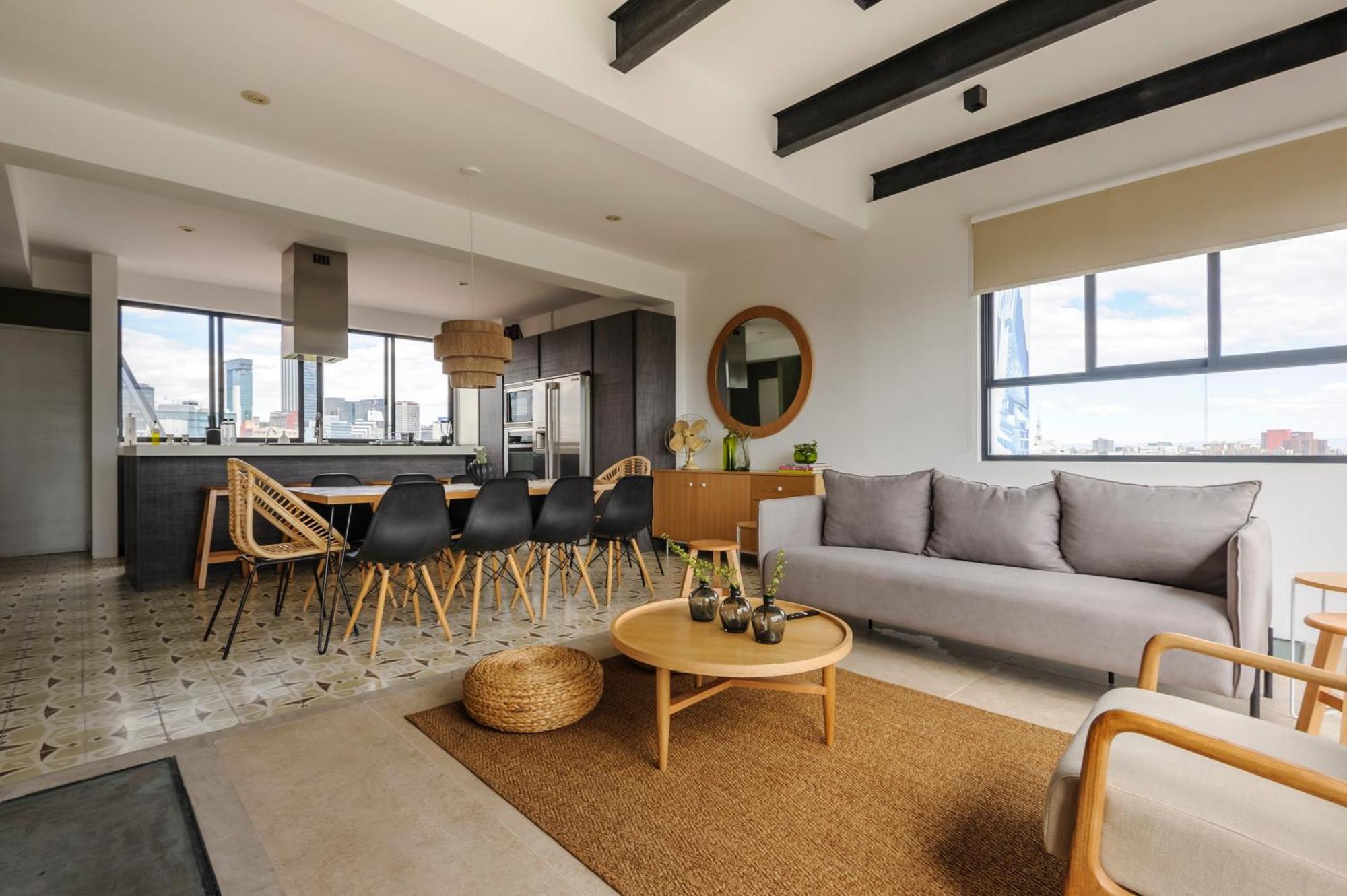 Spectacular 3br Triplex In Roma Norte