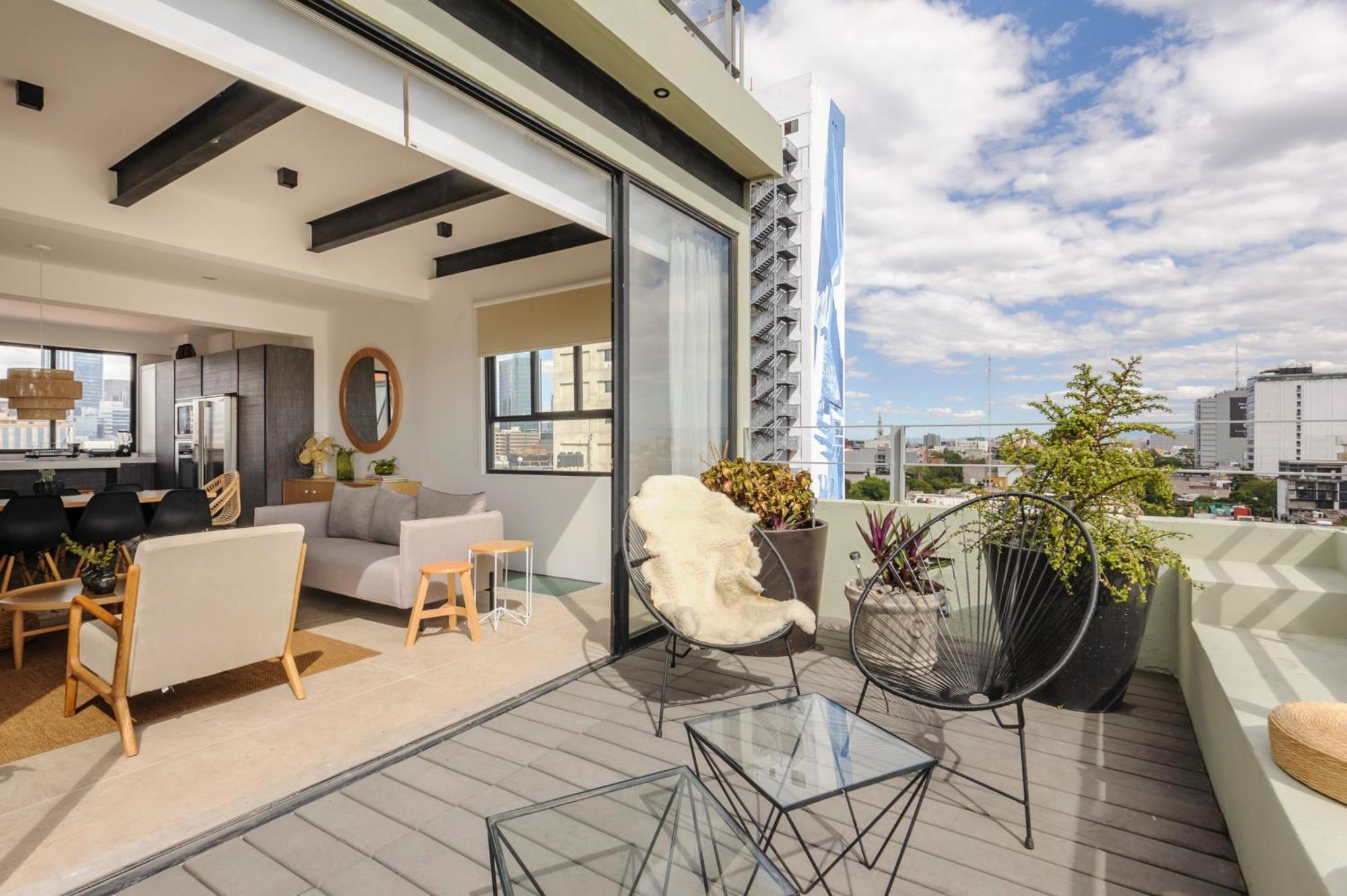 Apartment Spectacular 3br Triplex In Roma Norte *
