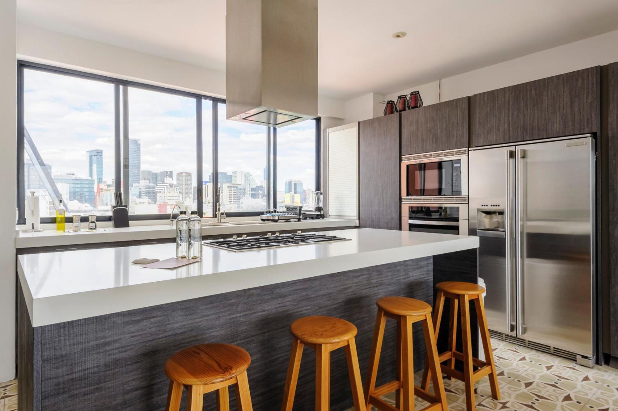 Spectacular 3br Triplex In Roma Norte Apartment *