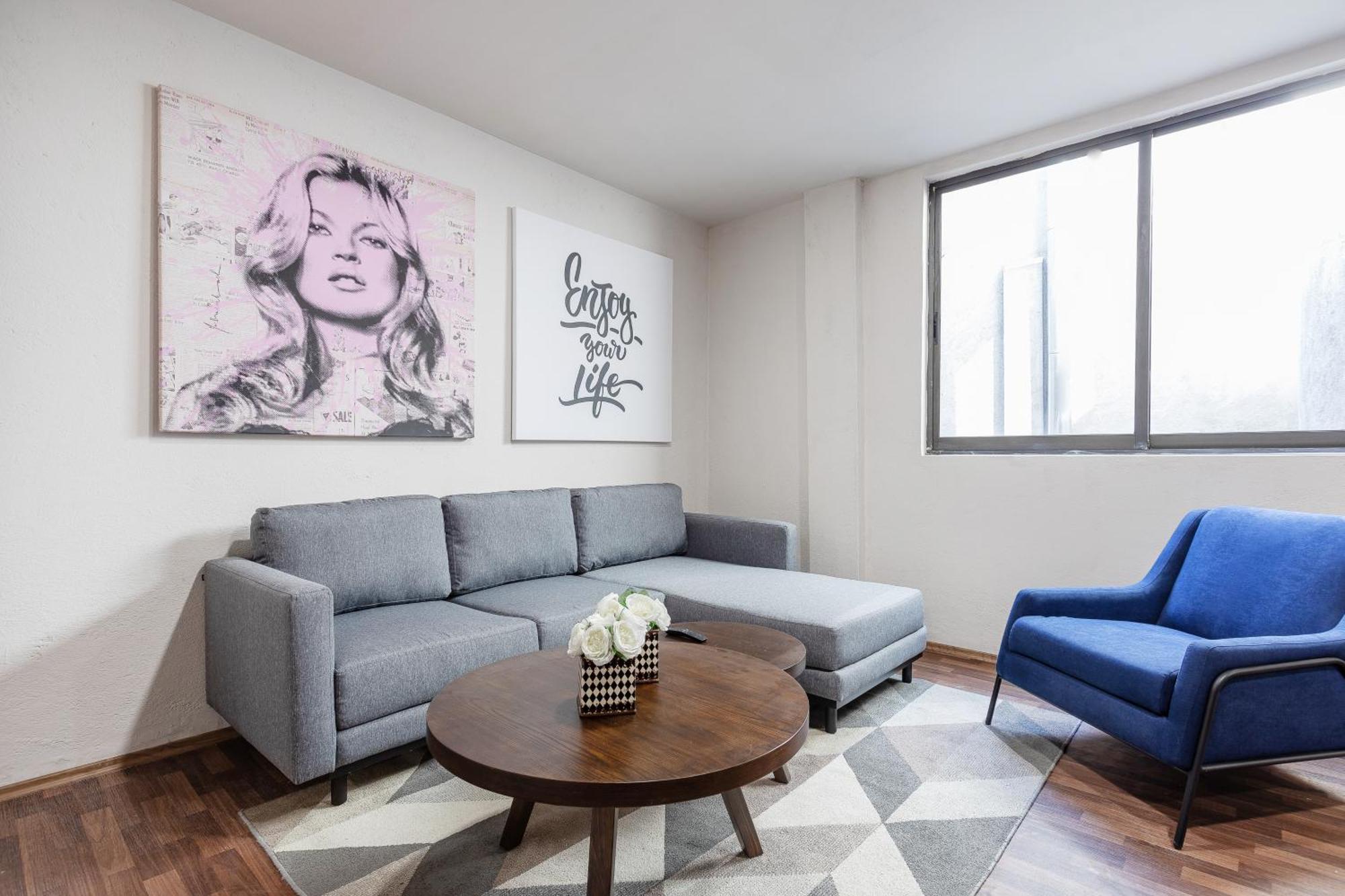 Apartamento Chic Living - Roma Norte -laundry- Sleeps 7 *