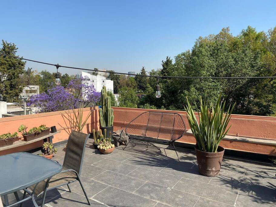 Apartment 2 Bdrm Cozy With Private Roof In Cdmx Downtown