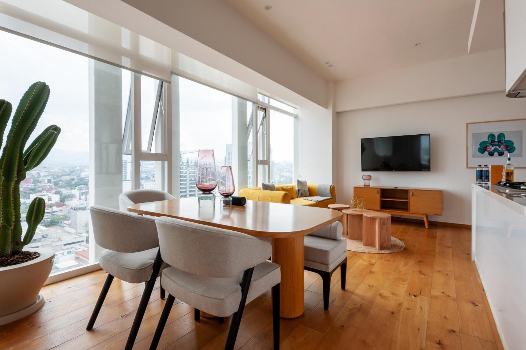 Apartment Awesome 2br With Panoramic View Mexico City