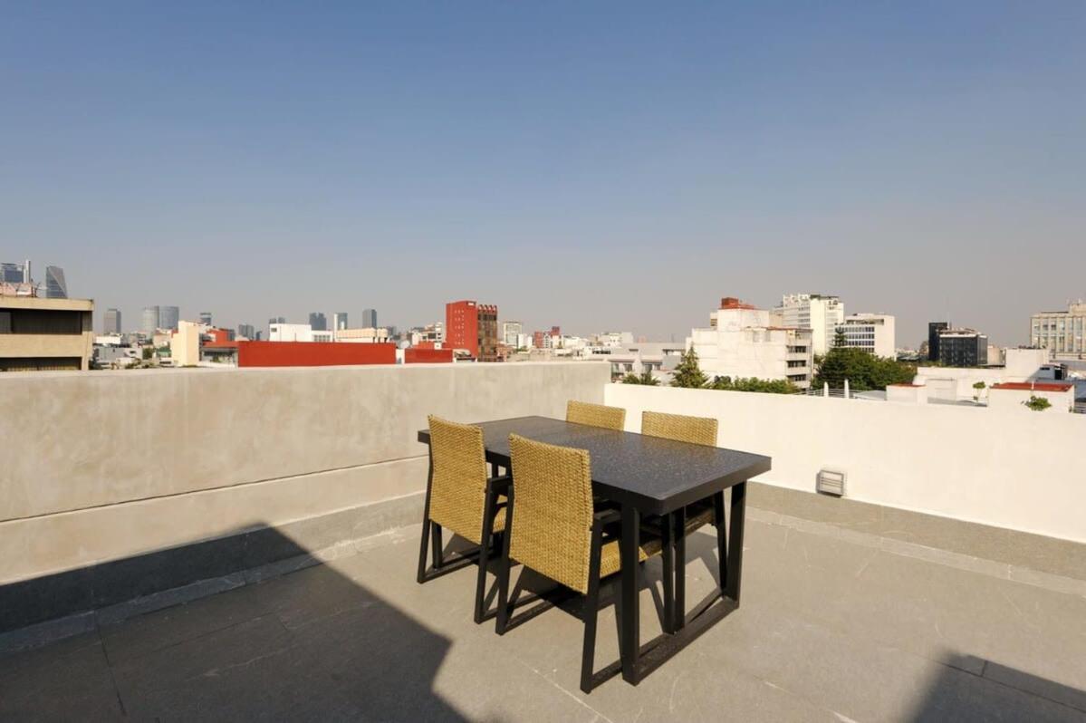 Apartamento Charming 2br Penthouse With Terrace In Cuauhtemoc