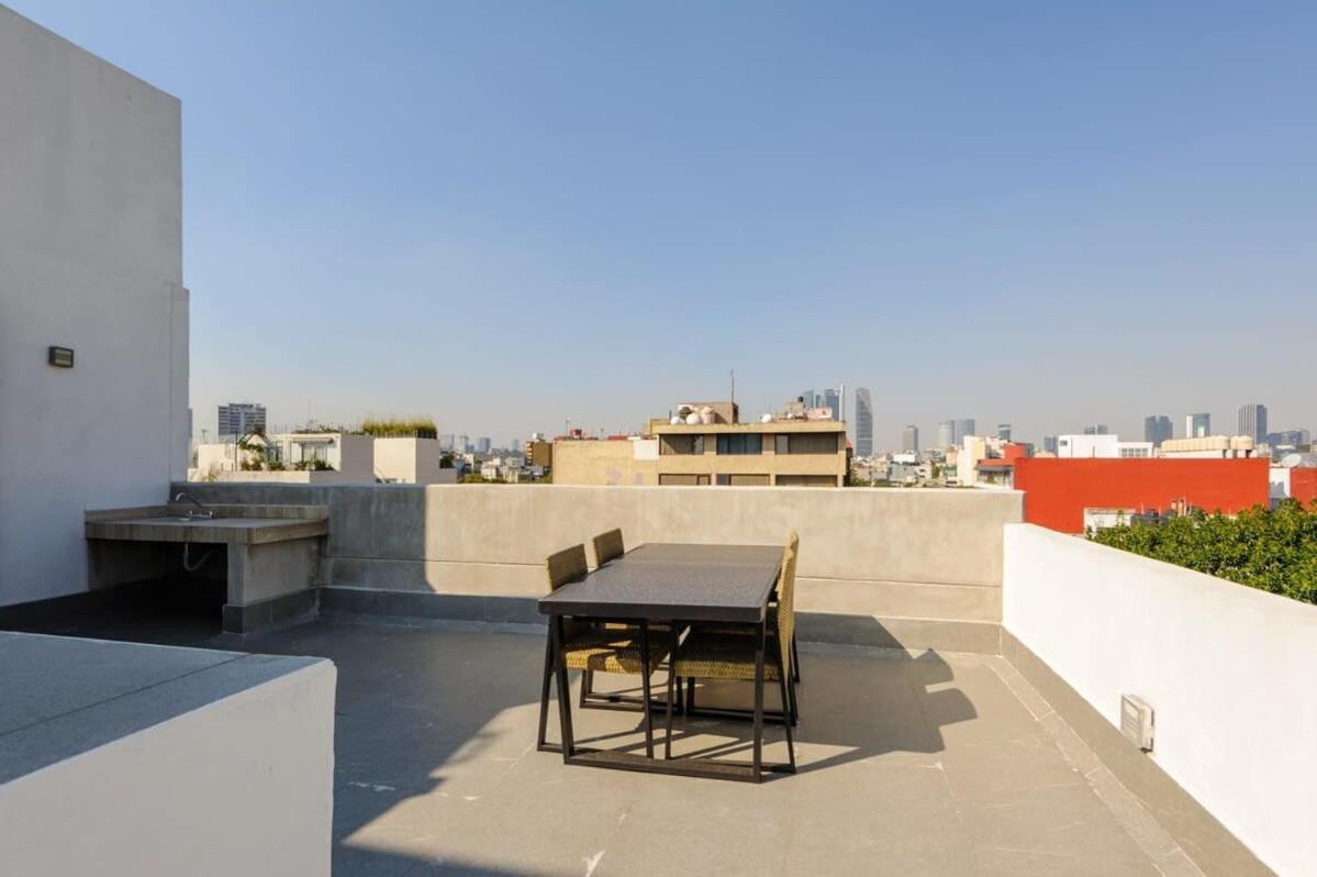 Charming 2br Penthouse With Terrace In Cuauhtemoc Apartamento *