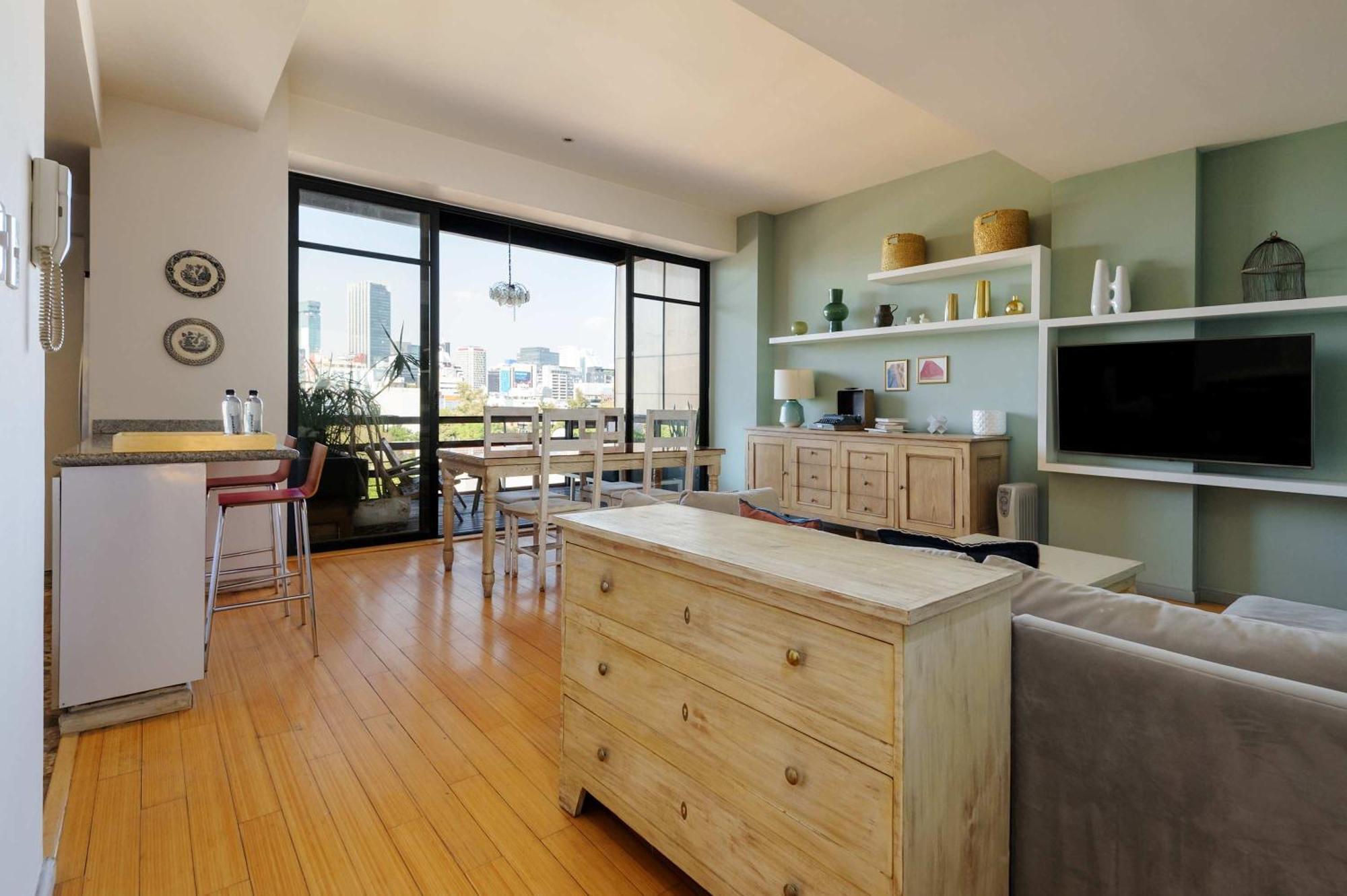 Apartment Impressive 2 Bedroom With View Mexico City