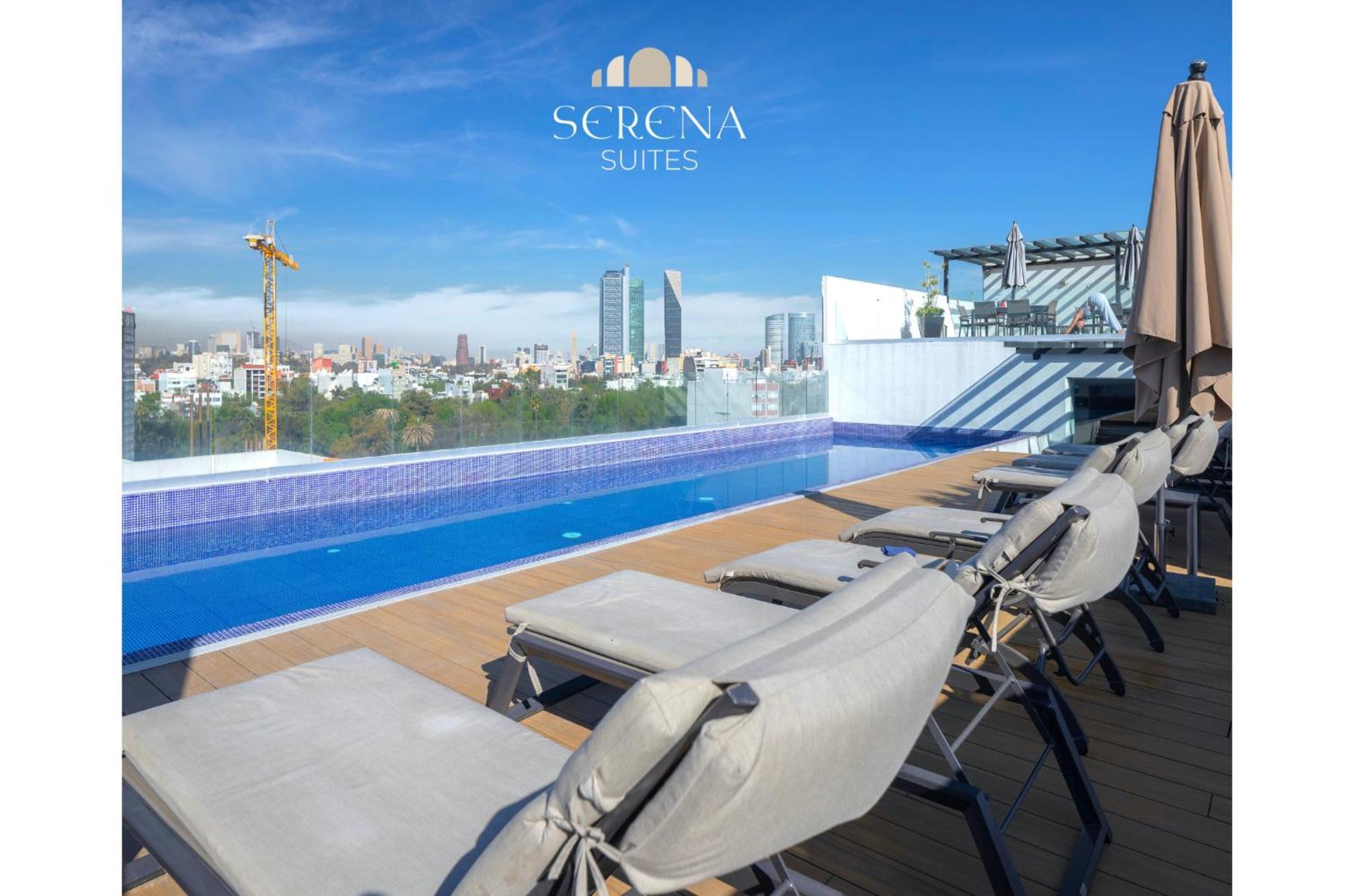 Radiant Rooftop In Condesa With Ac & Pool Apartment