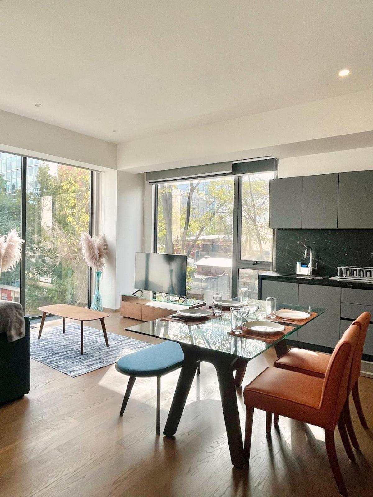 Apartment Sunlit Prime Location In Polanco Fast Wifi *
