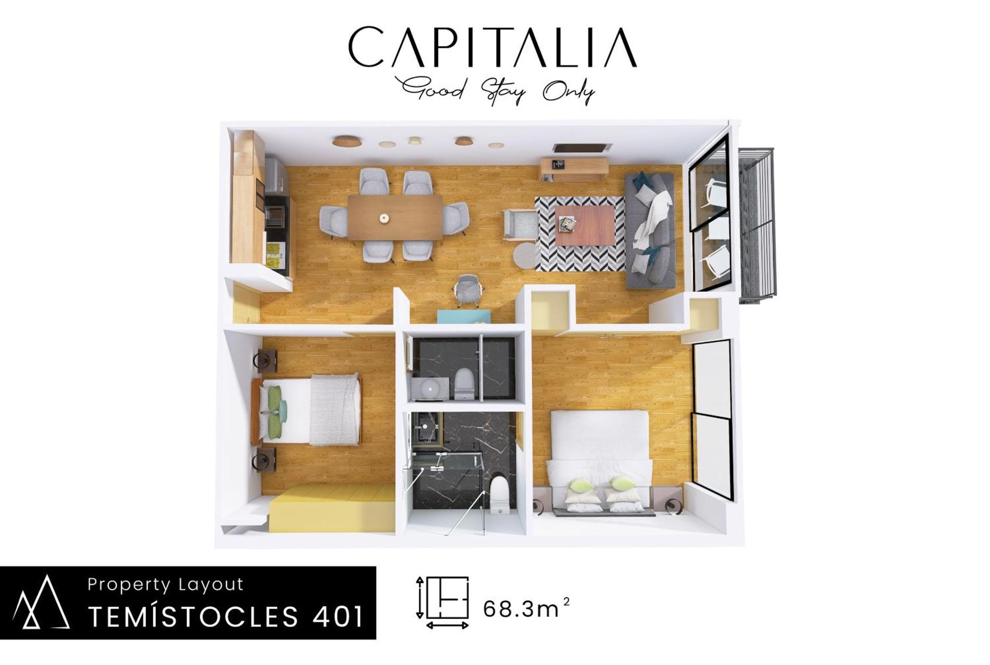 Capitalia - Luxury - Temistocles 40 Aparthotel Mexico City