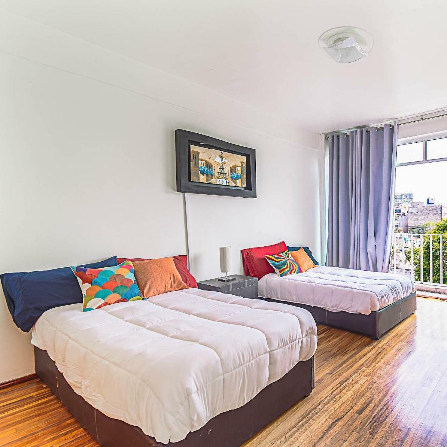 Roma Sur With Balcony - Family Friendly Mexico City
