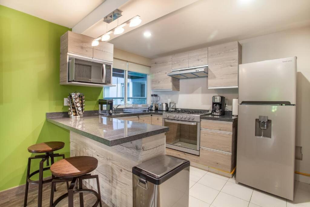 Apartahotel Corazon De Condesa 3 Departamentos - 200mbps Wifi, Roof, Gym *