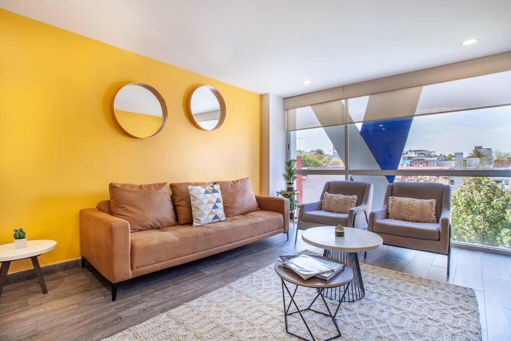 Moderno Mexicano 3br/2ba 200mbps Apartment Mexico City