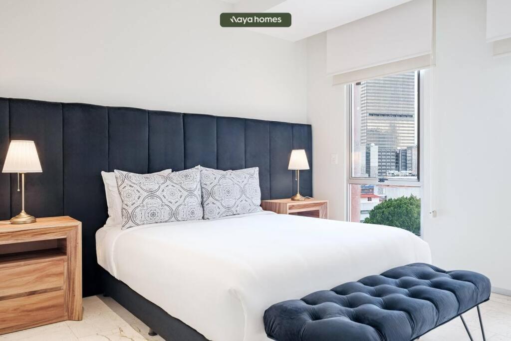 Apartment Redesigned 1br In Polanco - Pool Gym & Padel Mexico City